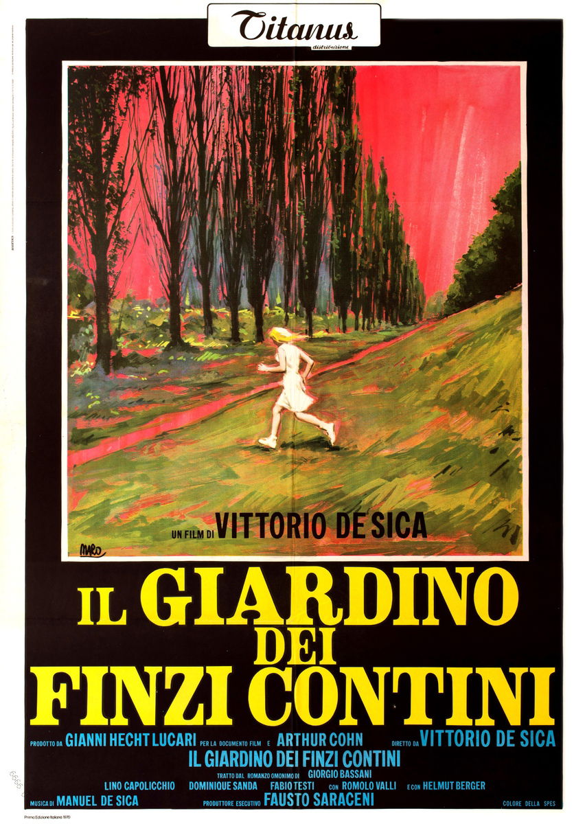 Il giardino dei Finzi Contini - Manifesto 1