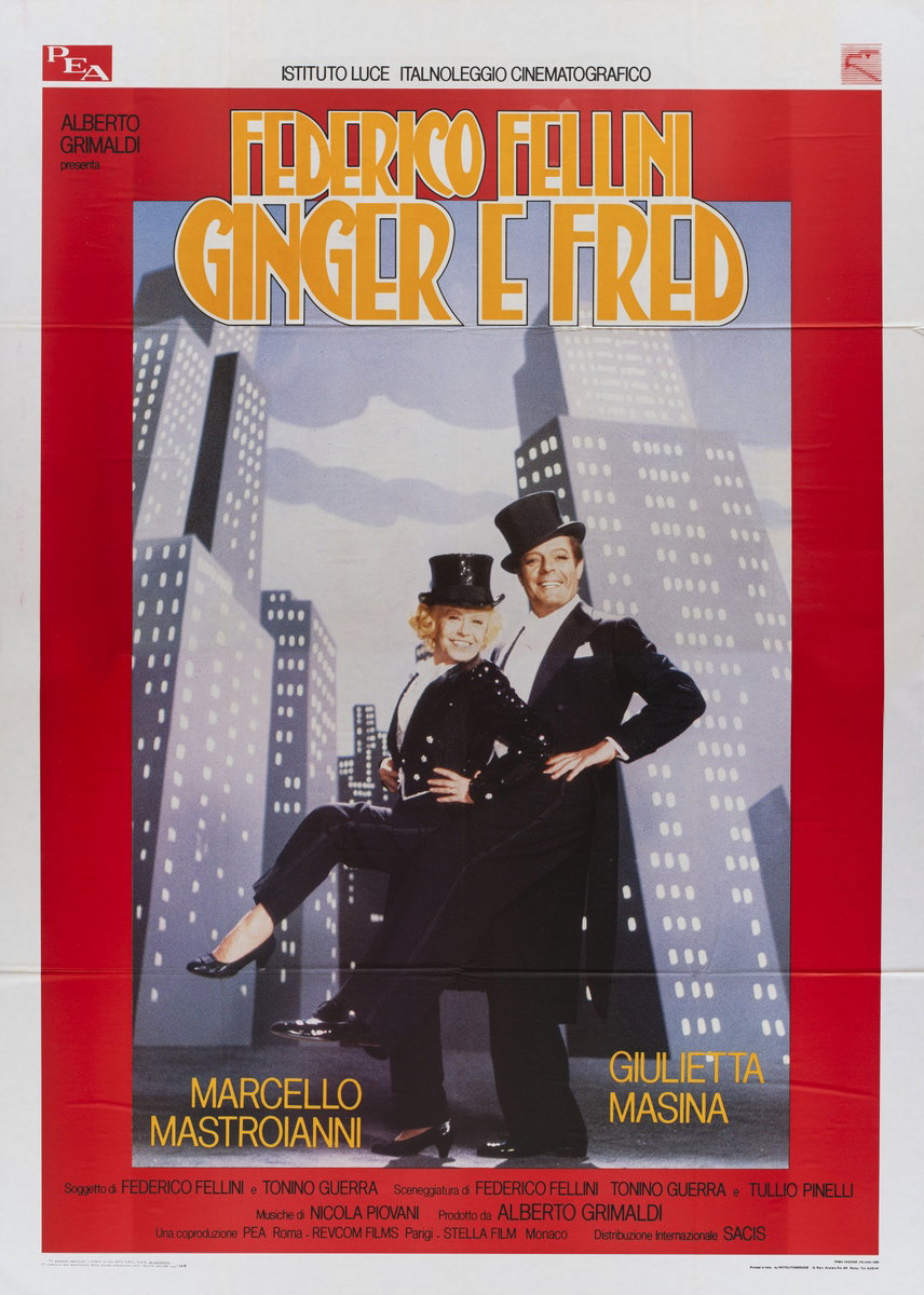 Poster 2 for the film Ginger and Fred (1986)
