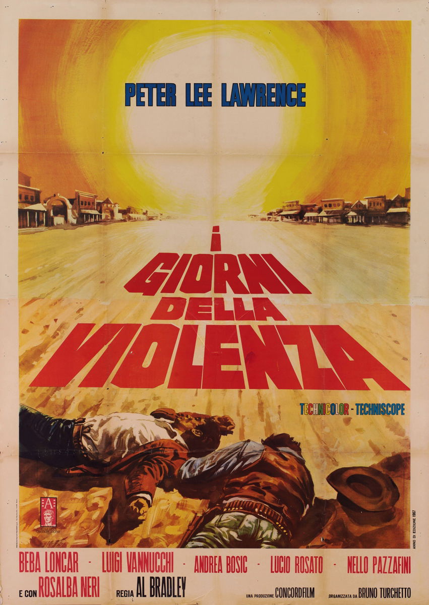 I giorni della violenza - Manifesto 1