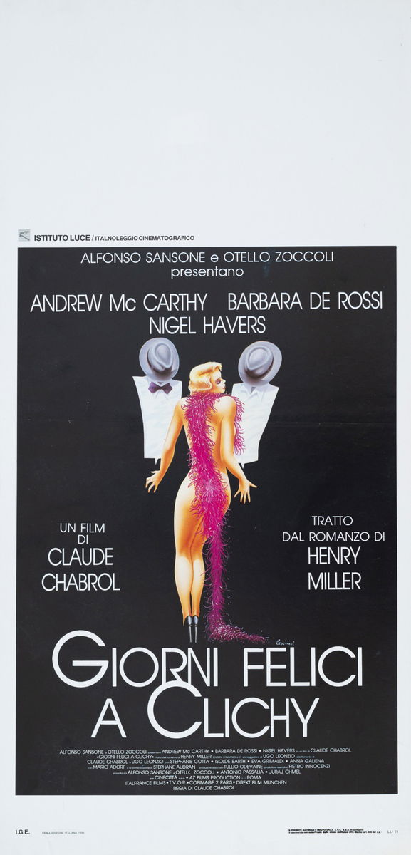 Quiet Days in Clichy - Lobby Card 1