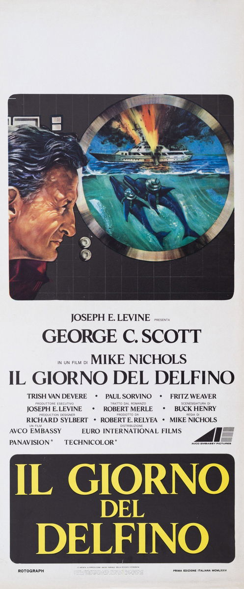 Il giorno del delfino - Locandina 1