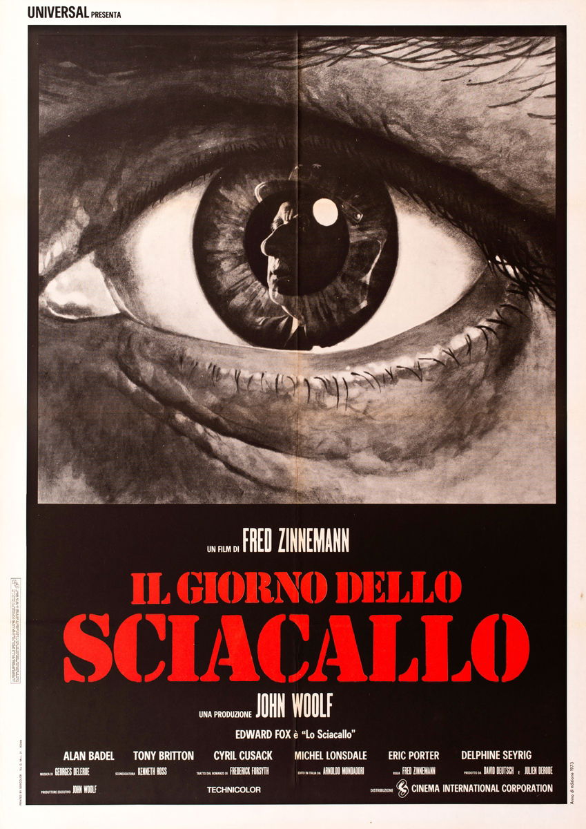 Il giorno dello sciacallo - Manifesto 1