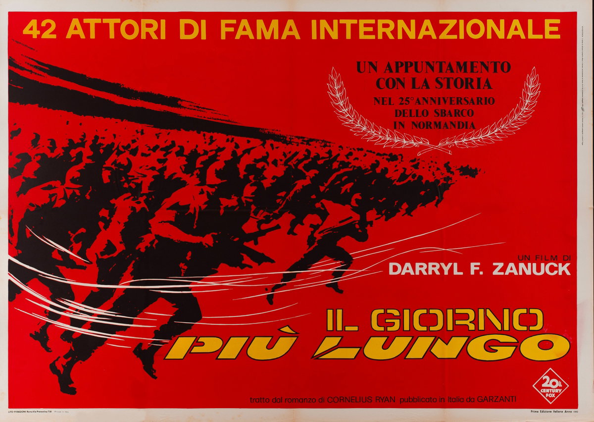 Manifesto 2 per il film Il giorno più lungo (1962)