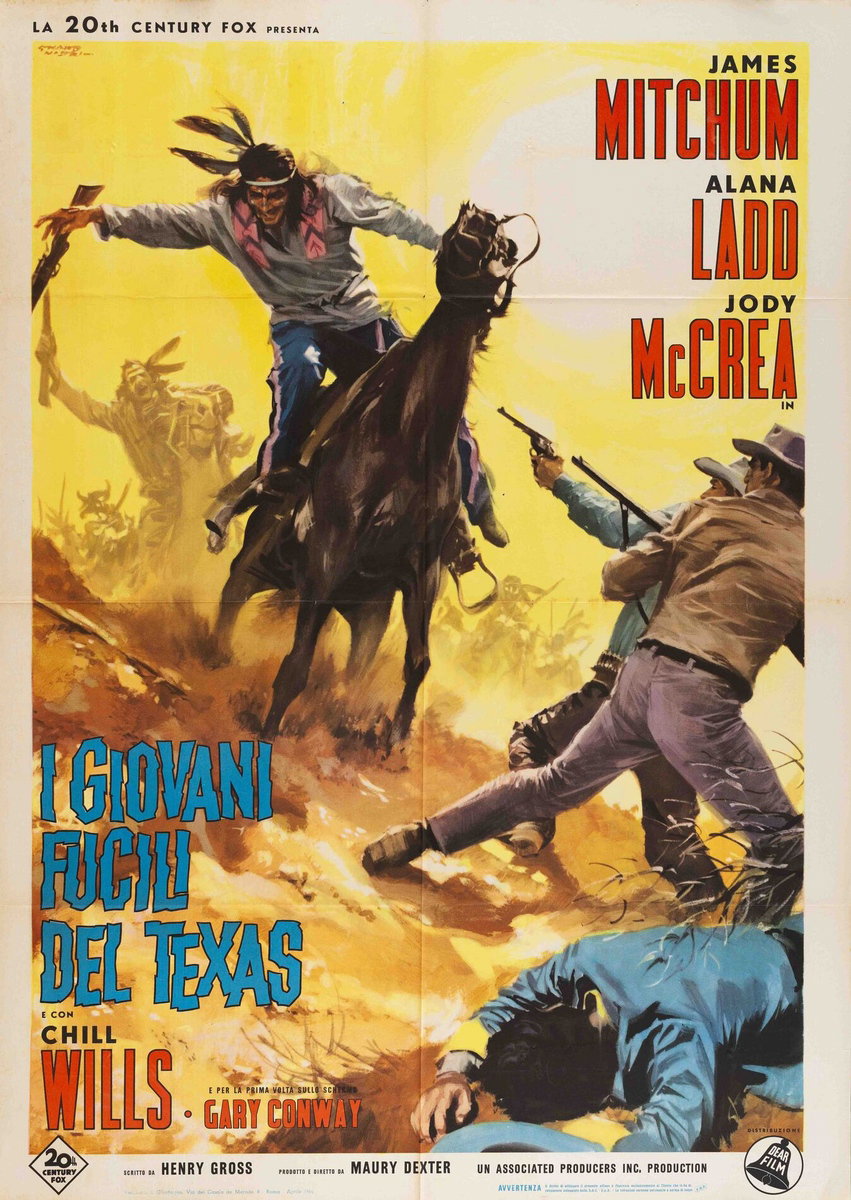 Manifesto 2 per il film I giovani fucili del Texas (1962)