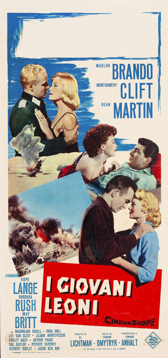 Locandina 2 for the film The Young Lions (1958)