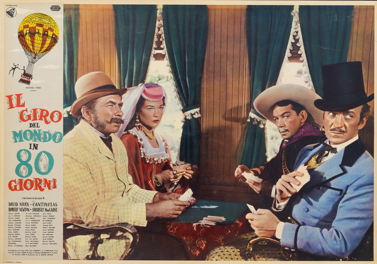 Fotobusta 2 per il film Il giro del mondo in 80 giorni (1956)