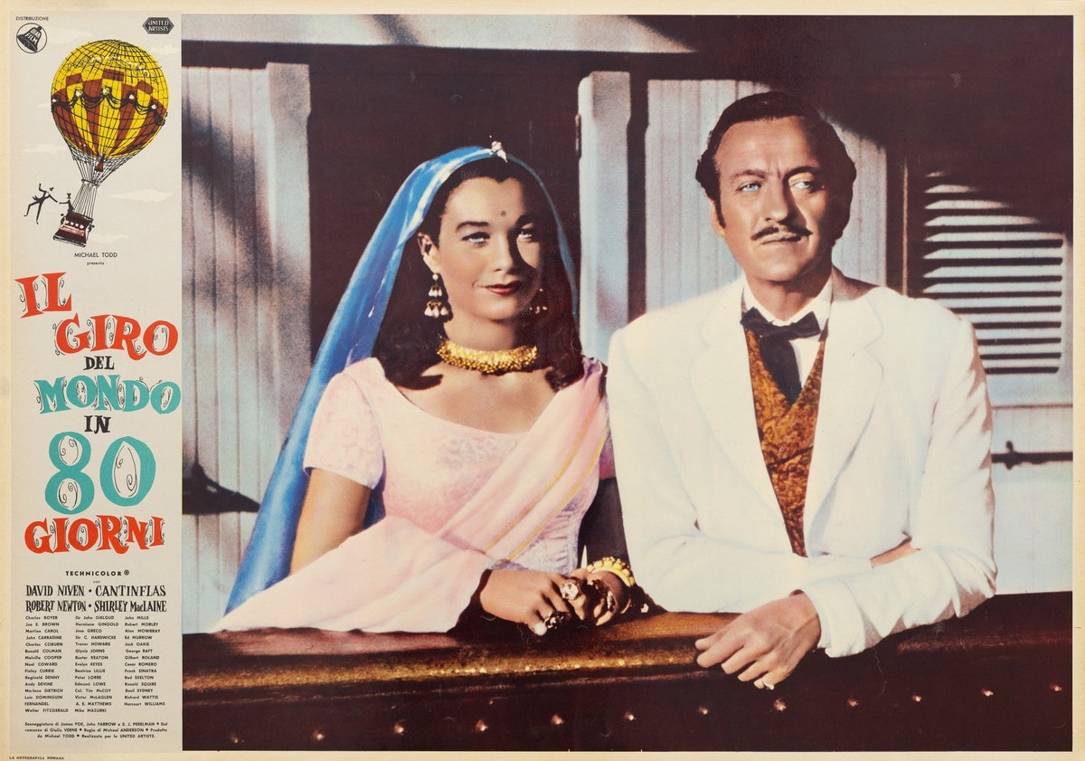 Fotobusta 3 per il film Il giro del mondo in 80 giorni (1956)