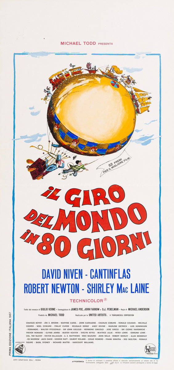 Locandina 2 per il film Il giro del mondo in 80 giorni (1956)