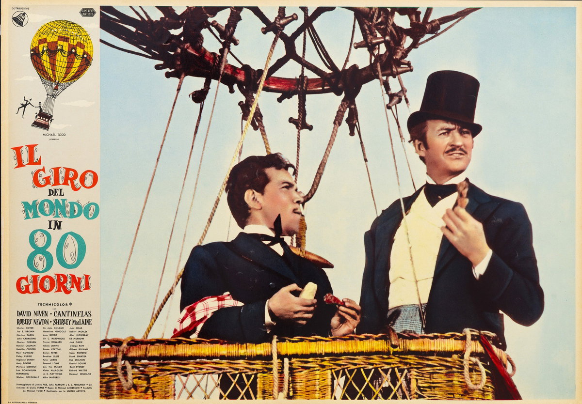 Fotobusta 7 per il film Il giro del mondo in 80 giorni (1956)