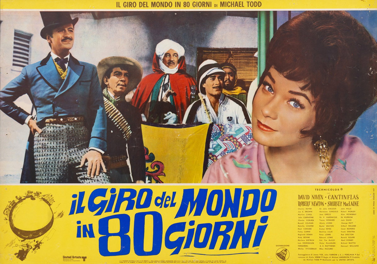 Fotobusta 11 per il film Il giro del mondo in 80 giorni (1956)