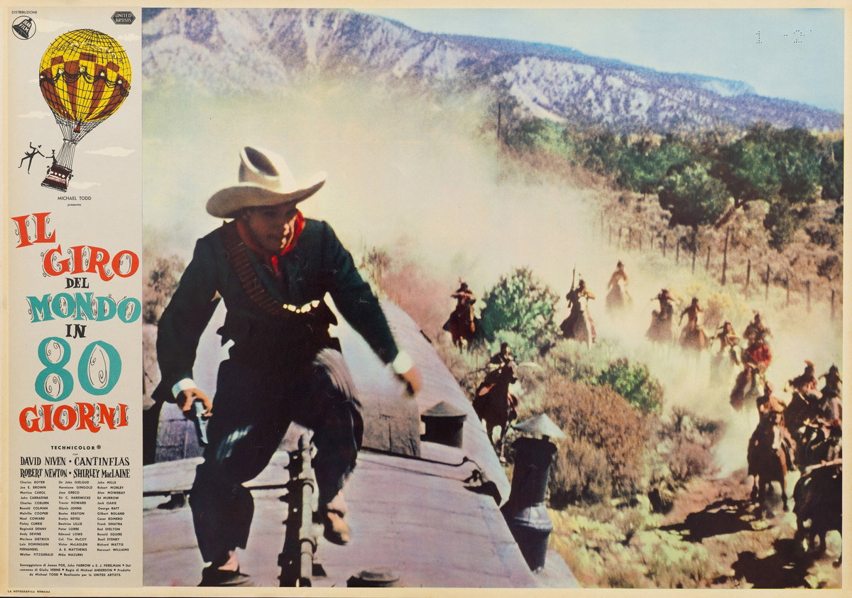 Fotobusta 13 per il film Il giro del mondo in 80 giorni (1956)