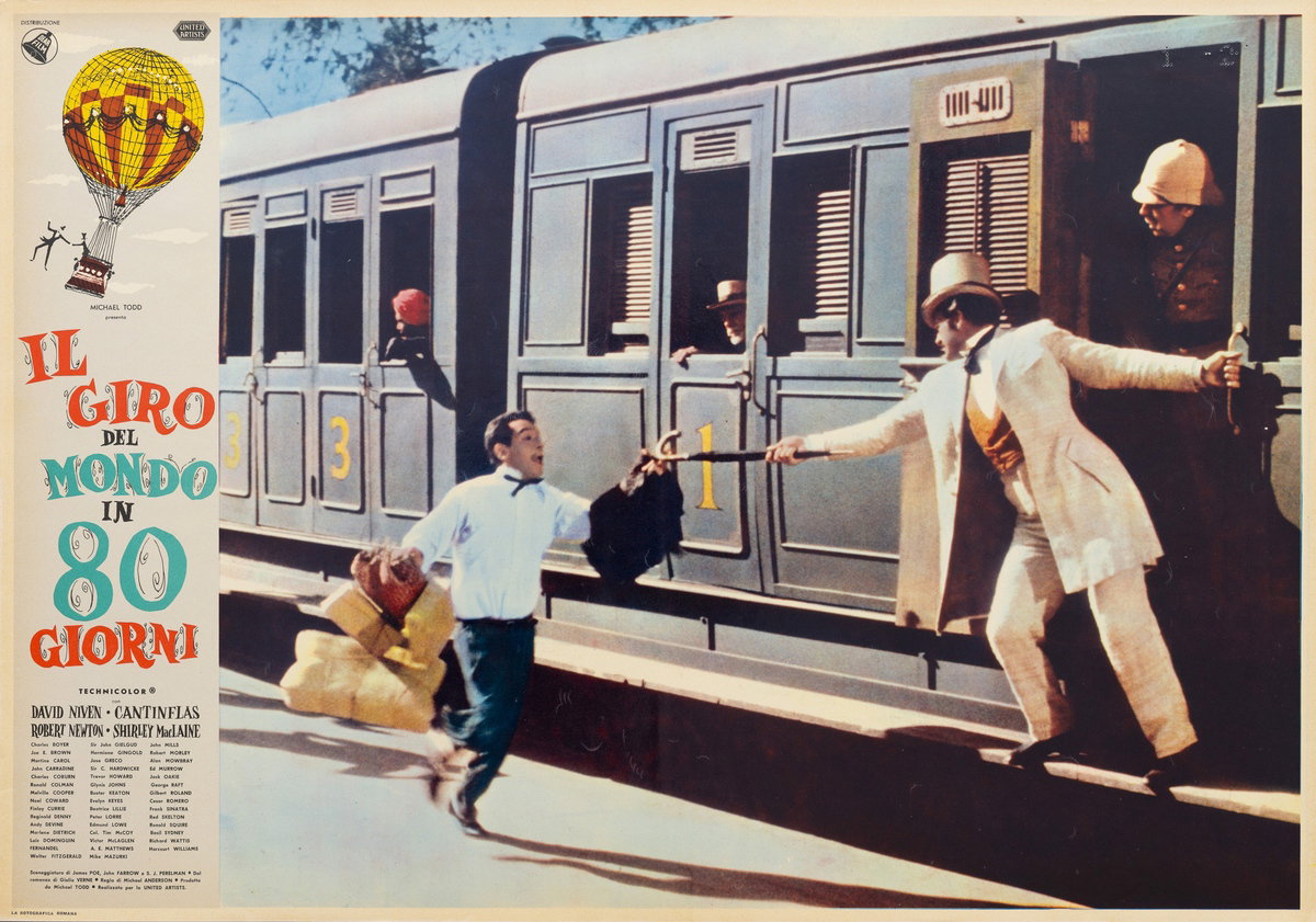 Fotobusta 16 per il film Il giro del mondo in 80 giorni (1956)