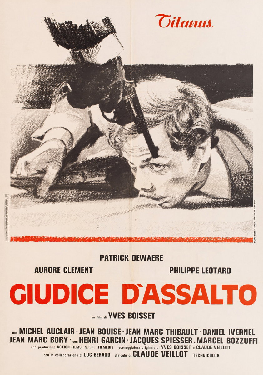 Manifesto 2 per il film Il giudice d'assalto (1977)
