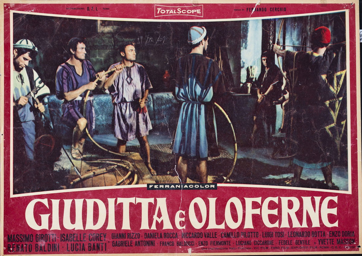 Fotobusta 3 per il film Giuditta e Oloferne (1959)