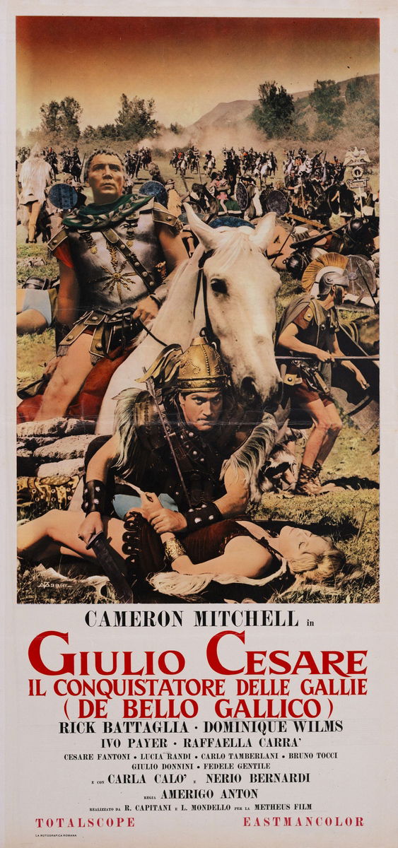 Giulio Cesare il conquistatore delle Gallie - Locandina 1