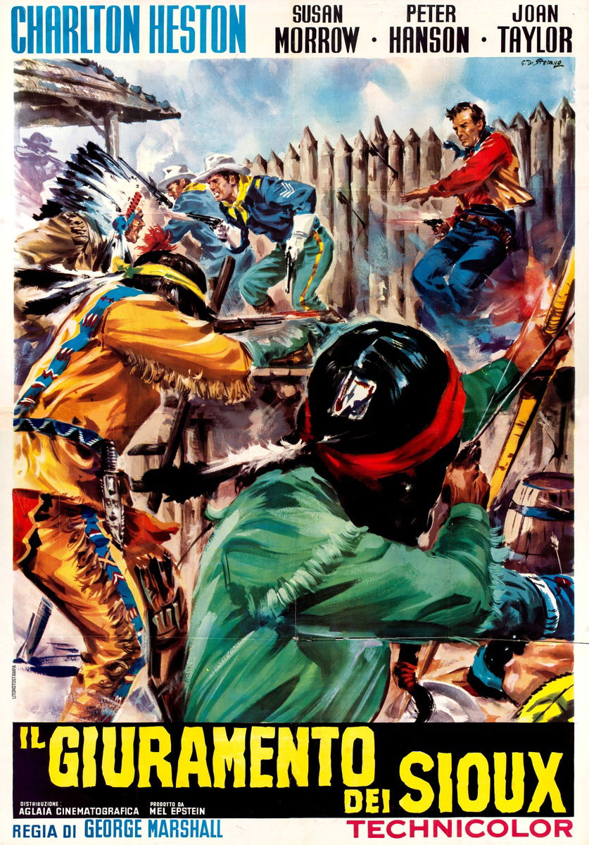 Il giuramento dei Sioux - Manifesto 1