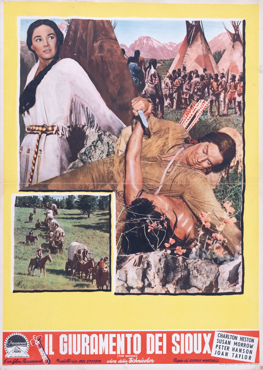 Lobby Card 3 for the film The Savage (1952)