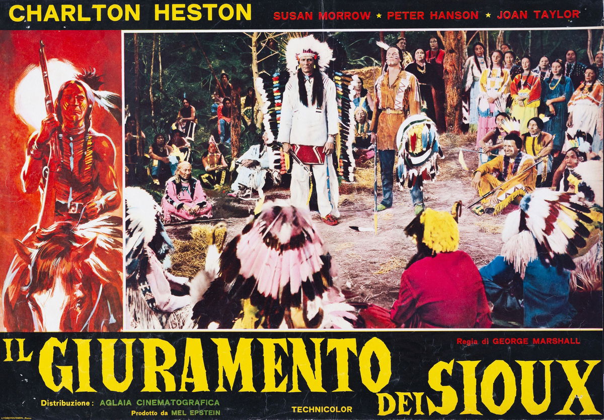 Il giuramento dei Sioux - Fotobusta 1