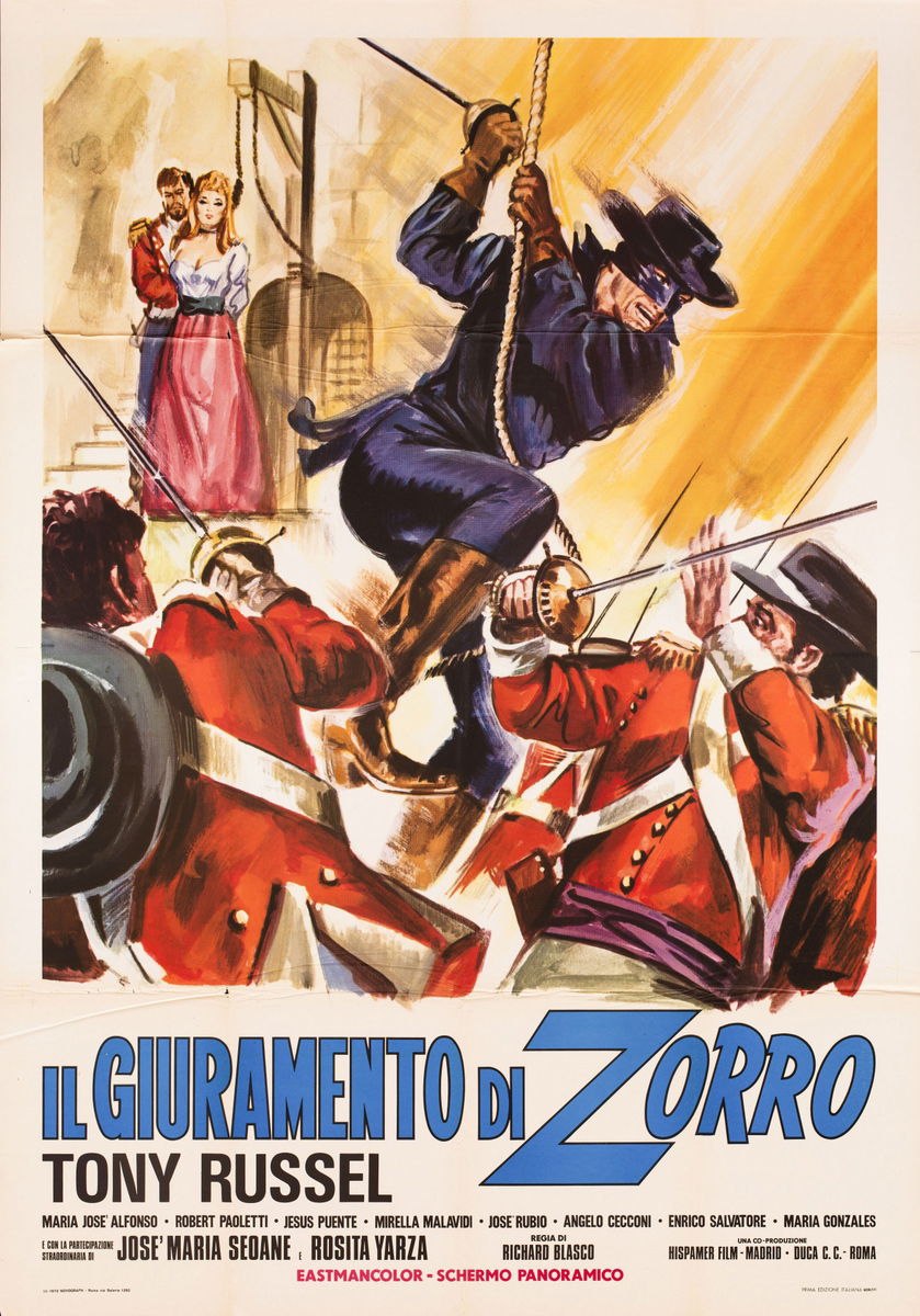 Il giuramento di Zorro - Manifesto 1