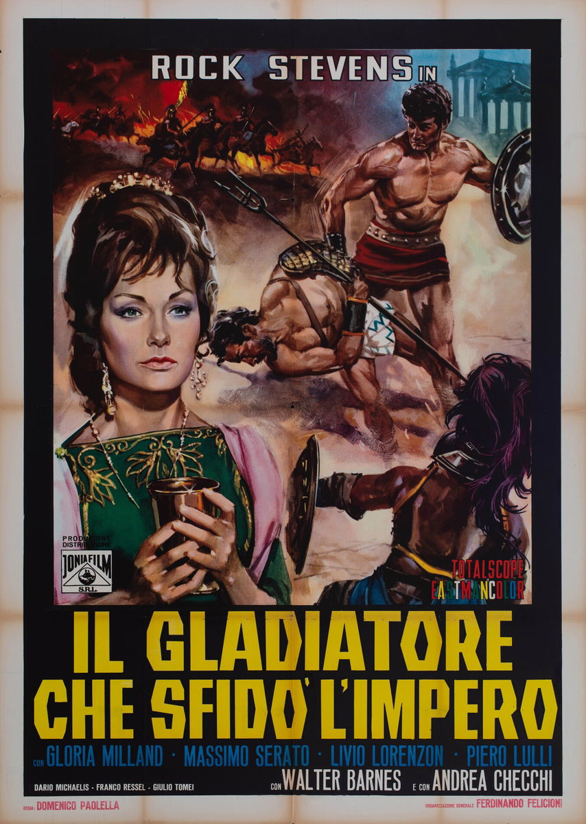 Il gladiatore che sfidò l'impero - Manifesto 1