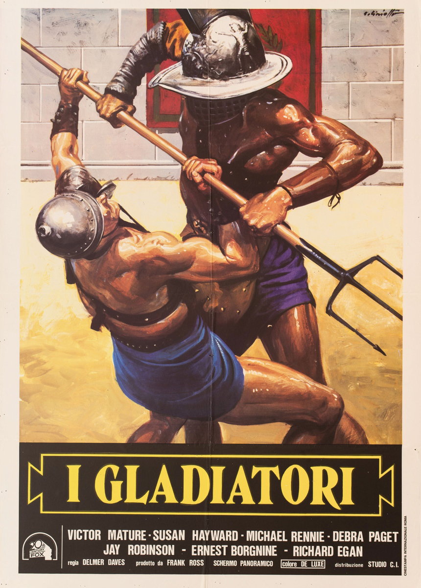 I gladiatori - Manifesto 2