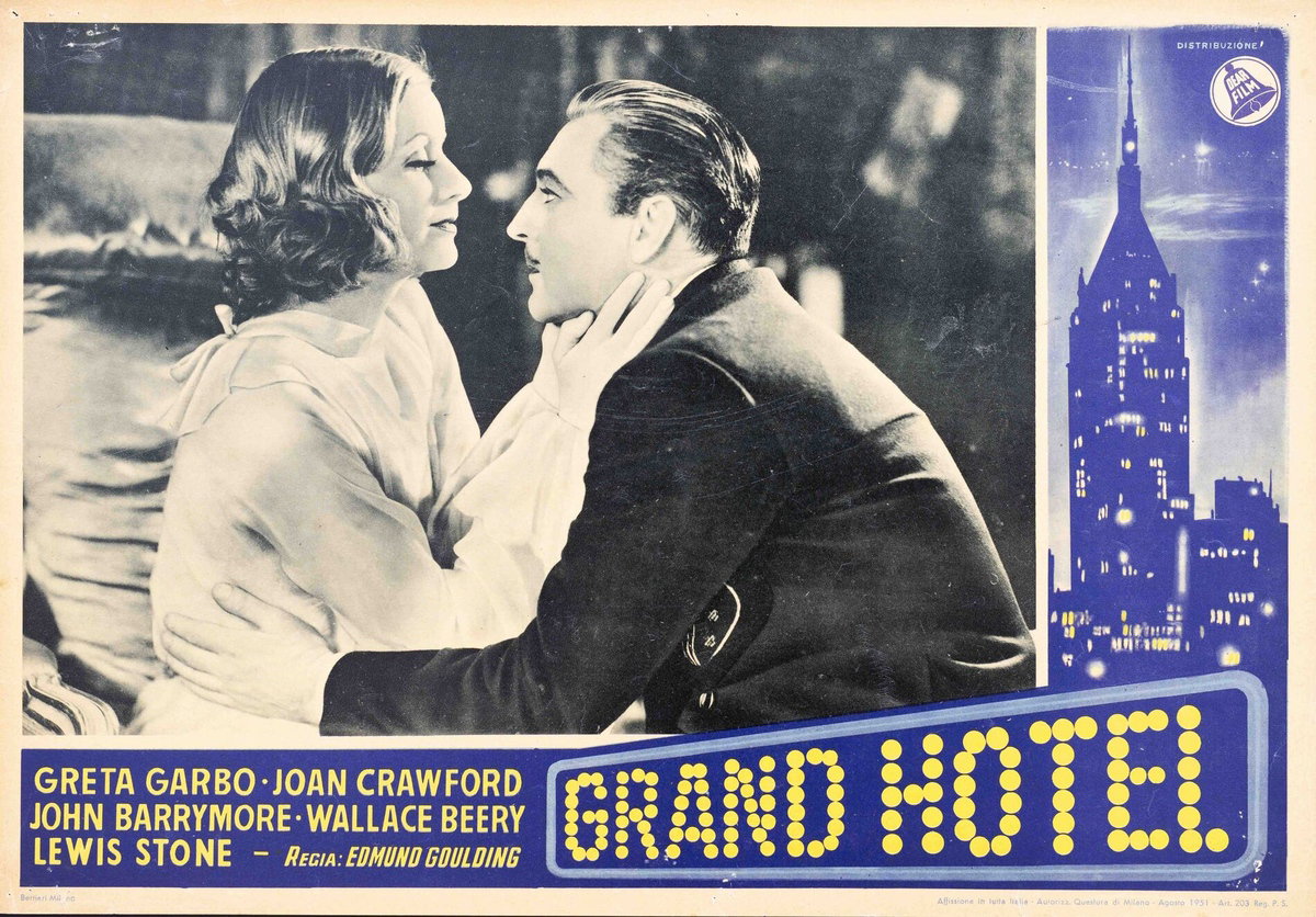 Fotobusta 2 per il film Grand Hotel (1932)