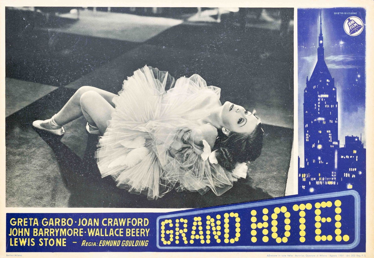 Fotobusta 3 per il film Grand Hotel (1932)