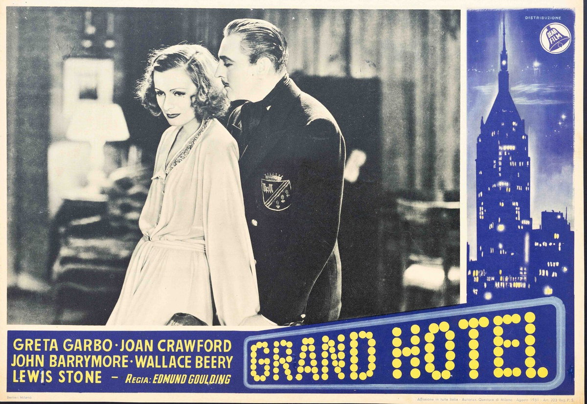 Fotobusta 4 per il film Grand Hotel (1932)