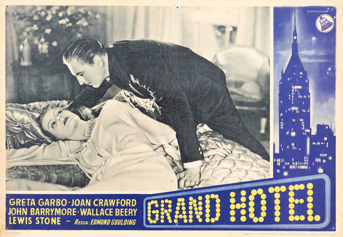 Fotobusta 8 per il film Grand Hotel (1932)