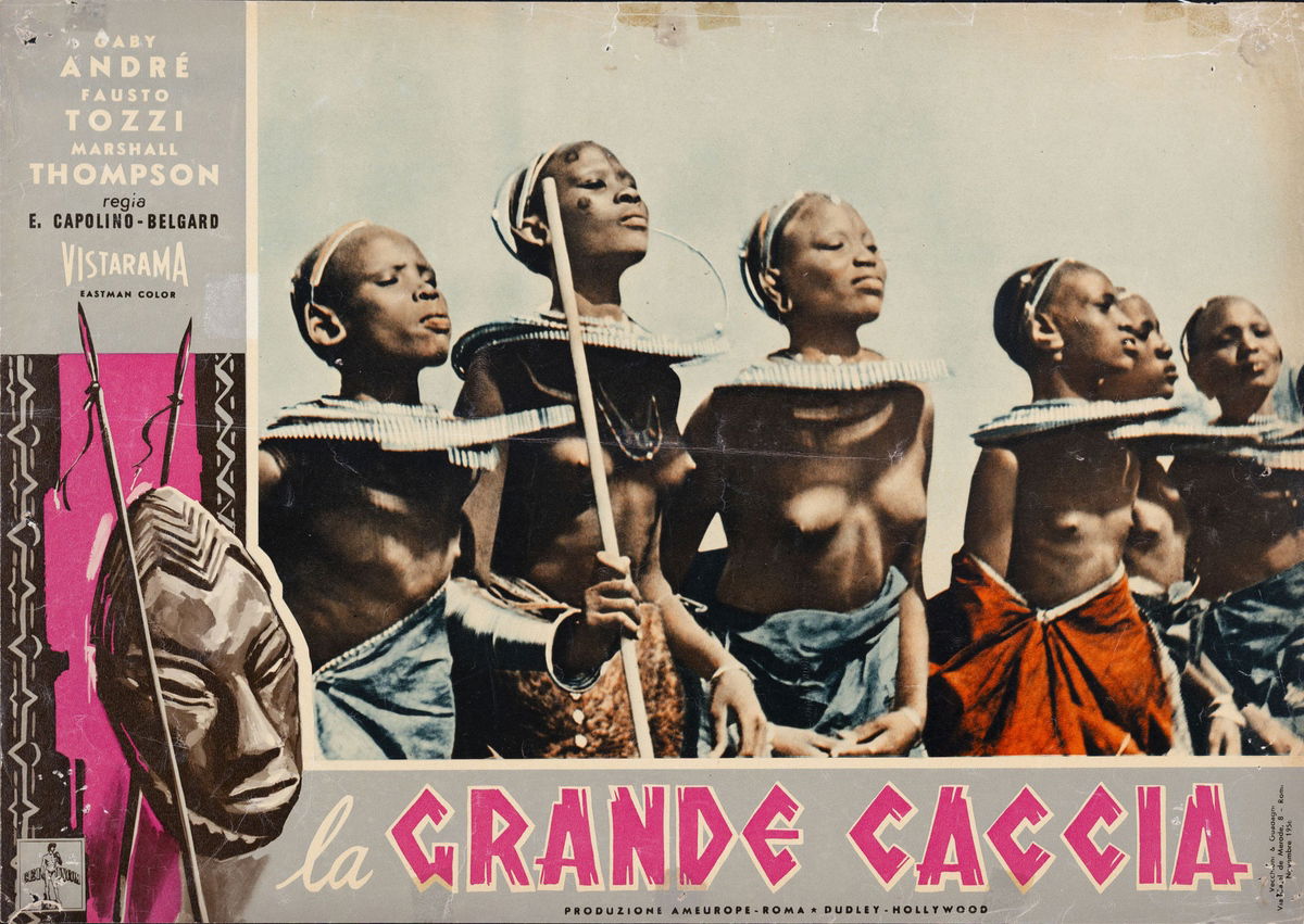 La grande caccia - Fotobusta 1