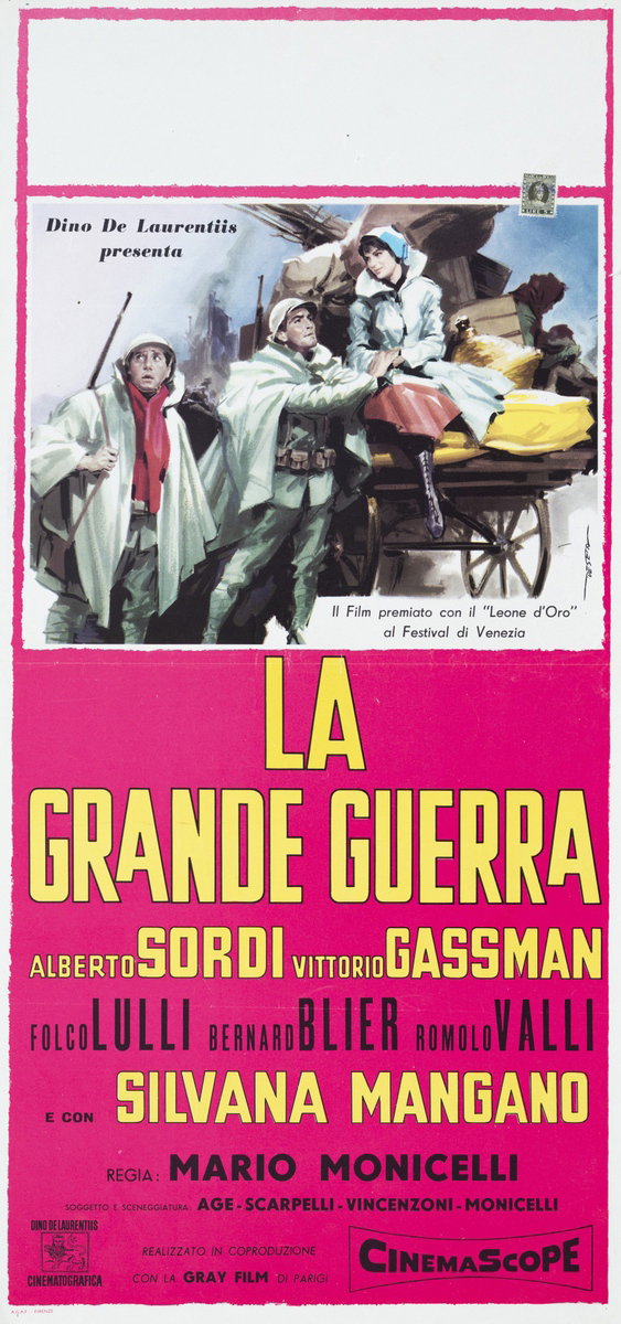 Locandina 2 per il film La grande guerra (1959), dipinto da Enrico De Seta