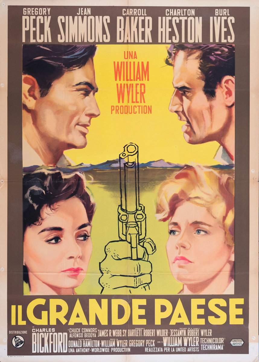 Manifesto 3 per il film Il grande paese (1958)