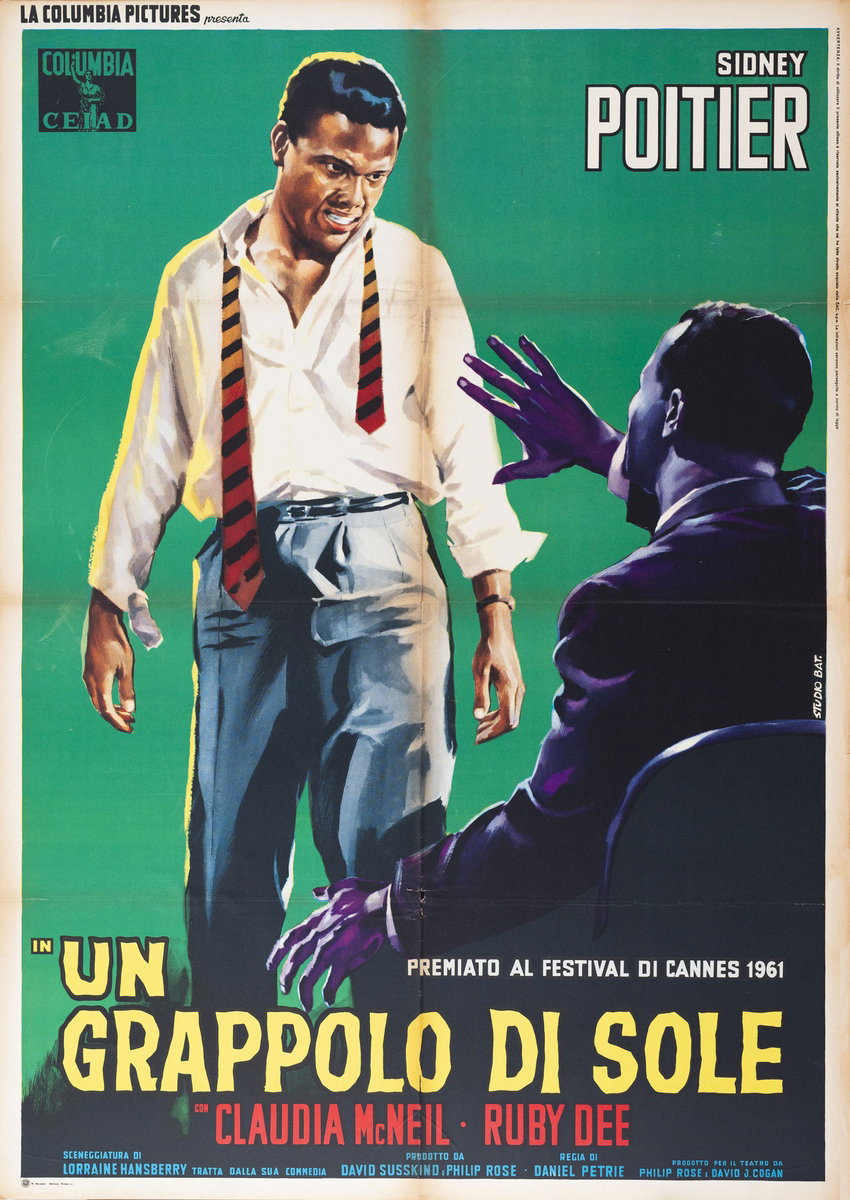 Manifesto 2 per il film Un grappolo di sole (1961), dipinto da Studio Bat