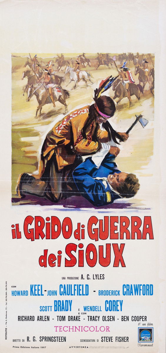 Il grido di guerra dei sioux - Locandina 1