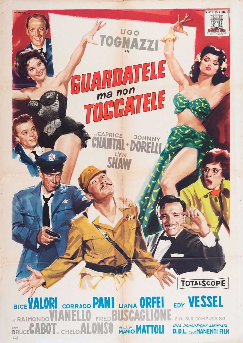 Guardatele ma non toccatele - Manifesto 1