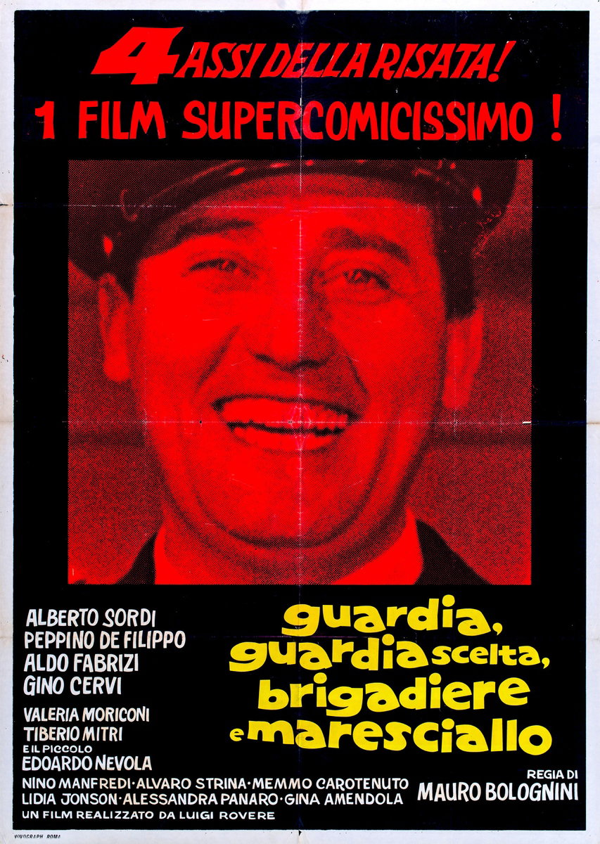 Manifesto 4 per il film Guardia, guardia scelta, brigadiere e maresciallo (1956)