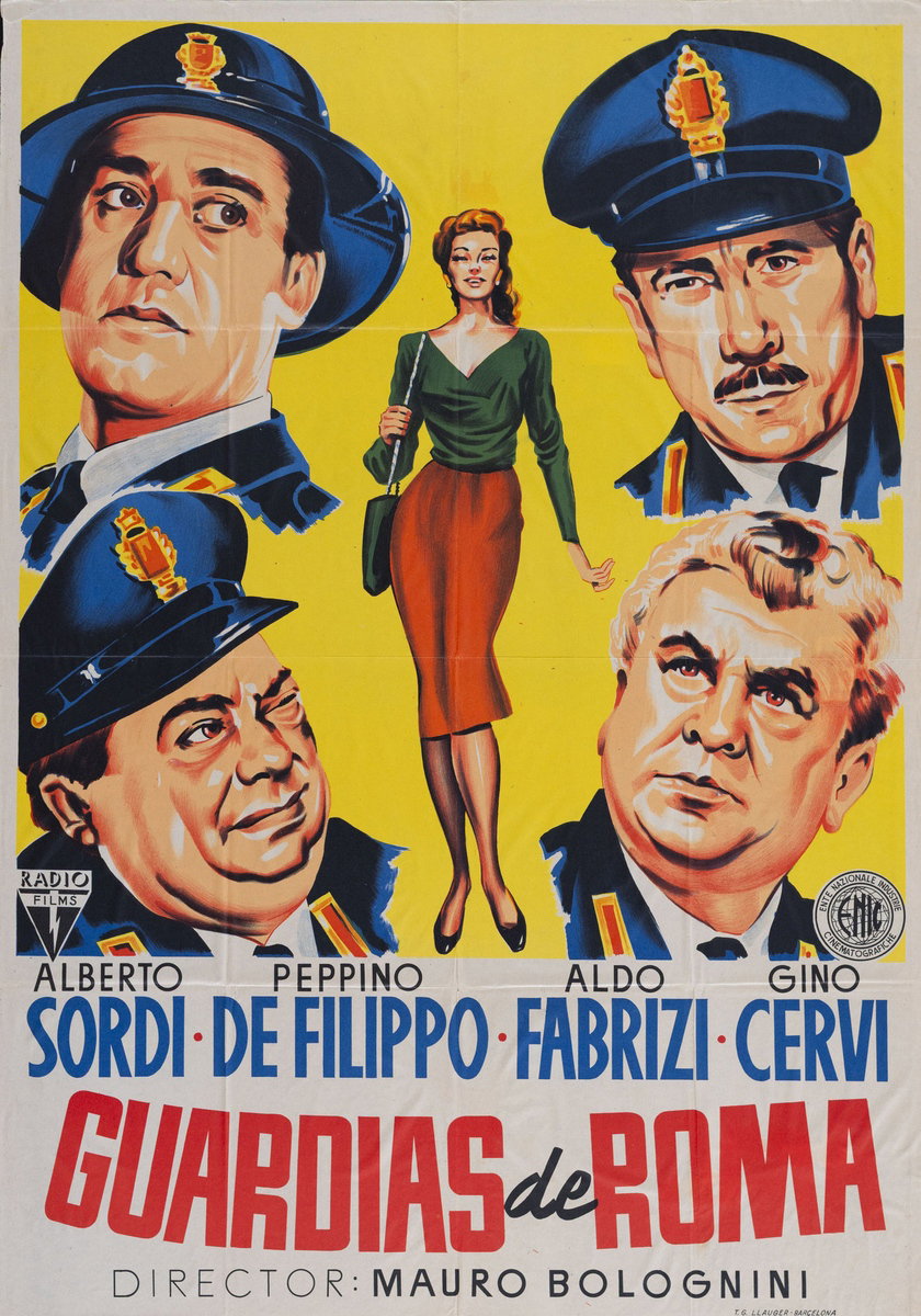 Manifesto 5 per il film Guardia, guardia scelta, brigadiere e maresciallo (1956)