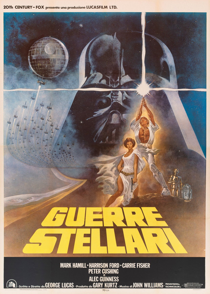 Manifesto 2 per il film Guerre stellari (1977)