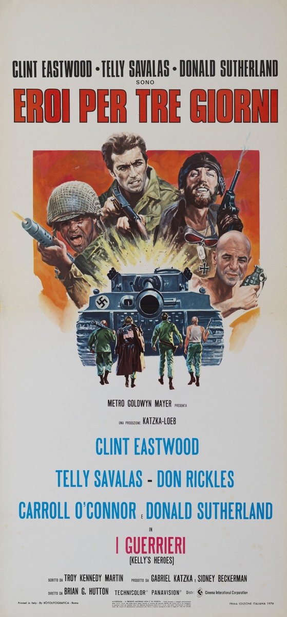 Locandina 2 for the film Kelly's Heroes (1970)