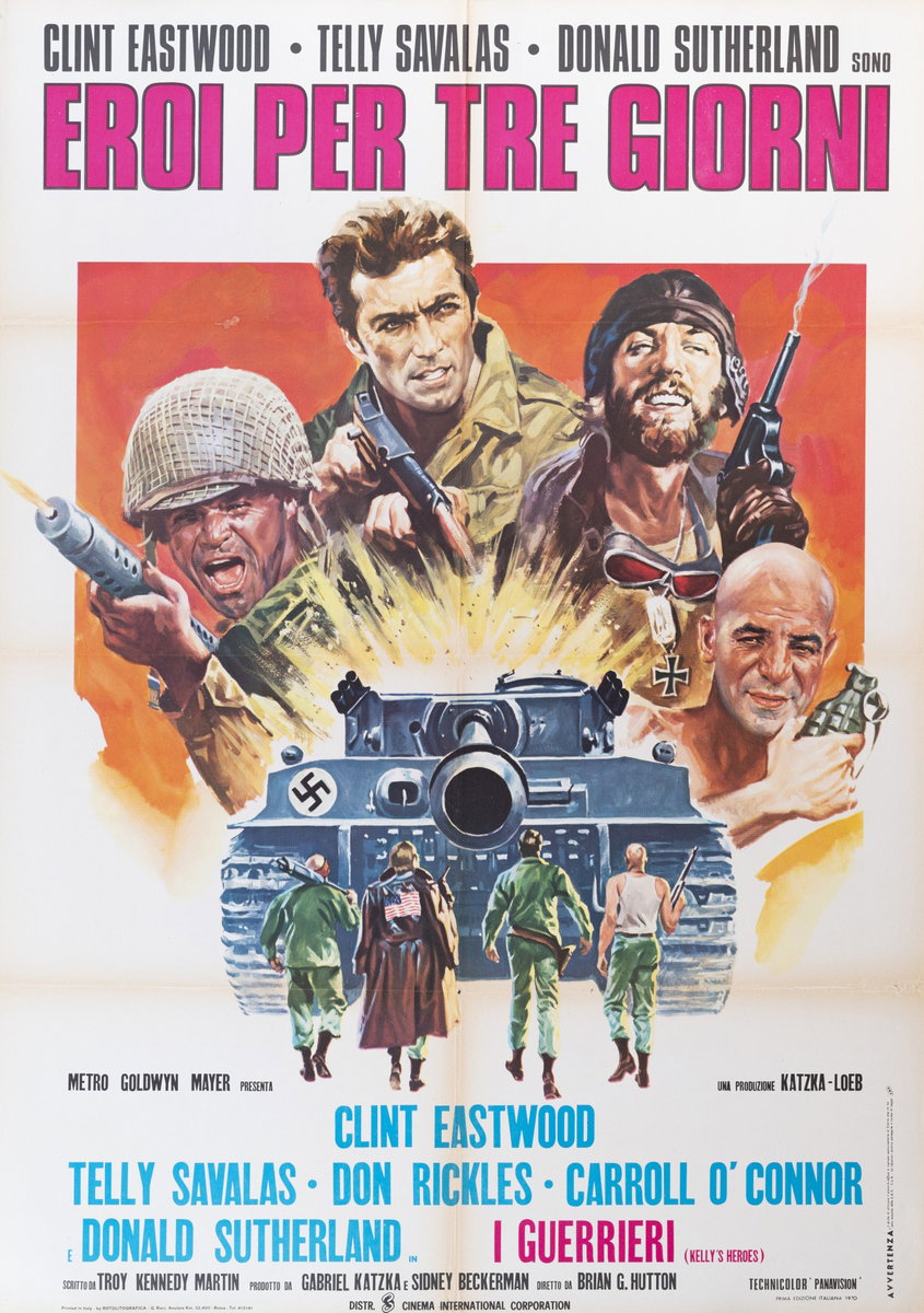 Poster 2 for the film Kelly's Heroes (1970)