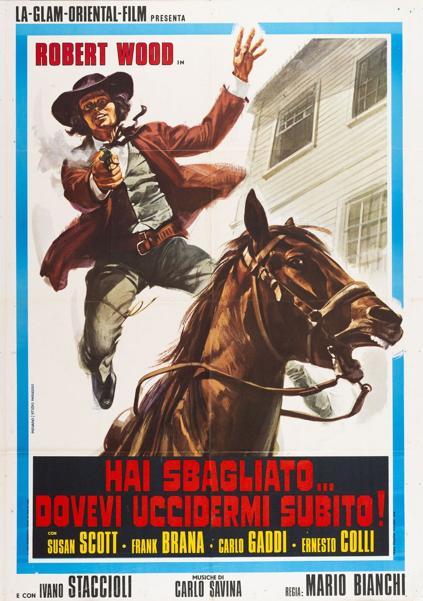 Hai sbagliato... dovevi uccidermi subito! - Manifesto 1