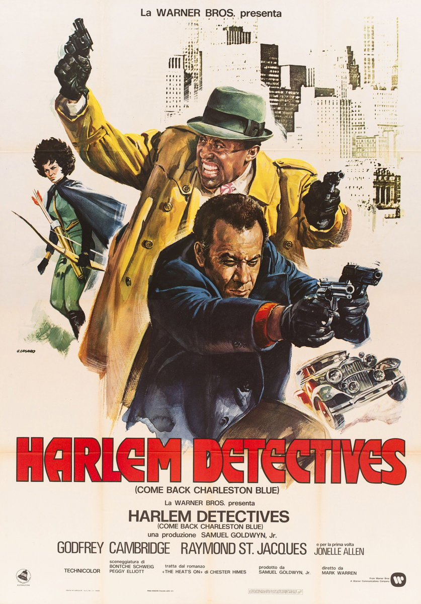 Manifesto 2 per il film Harlem detectives (1972), dipinto da Renato Casaro (Renè)