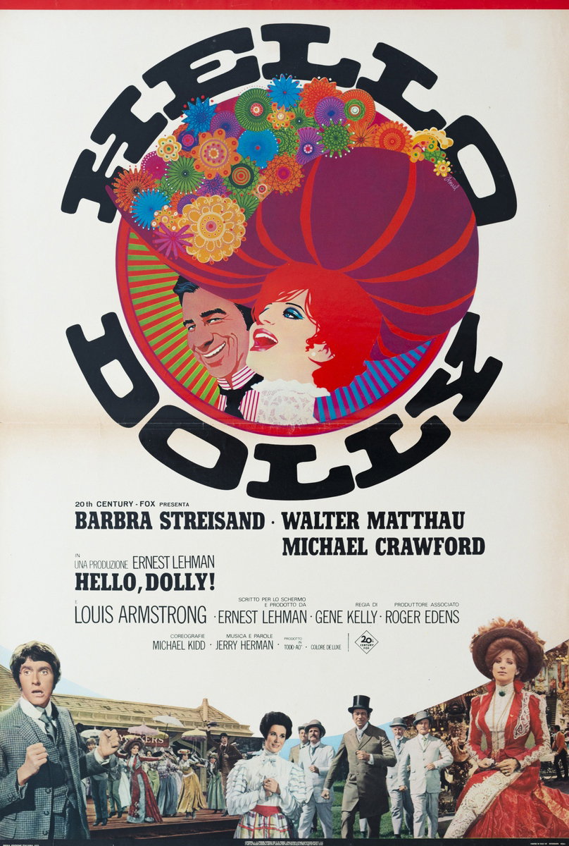 Manifesto 2 per il film Hello, Dolly! (1969)