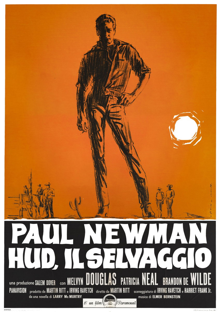 Hud il selvaggio - Manifesto 2