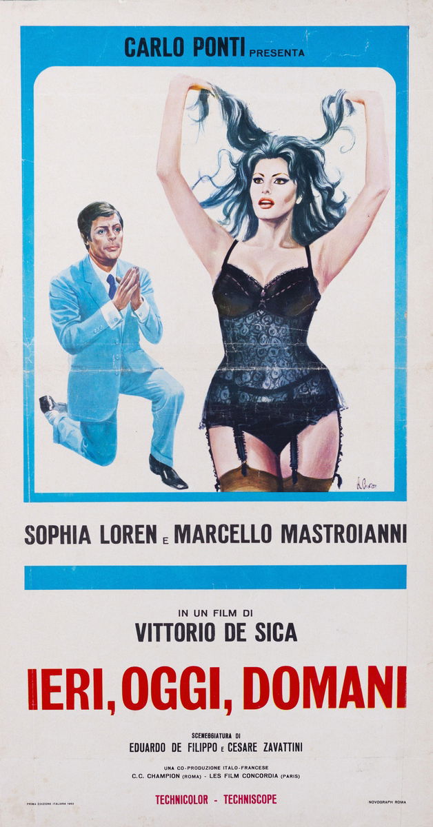 Yesterday, Today and Tomorrow - Lobby Card 1