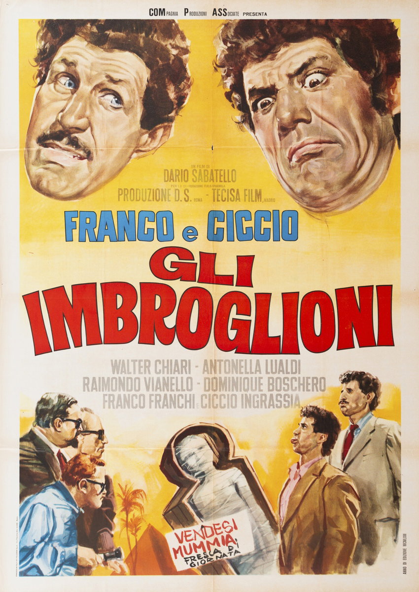 Manifesto 2 per il film Gli imbroglioni (1963)