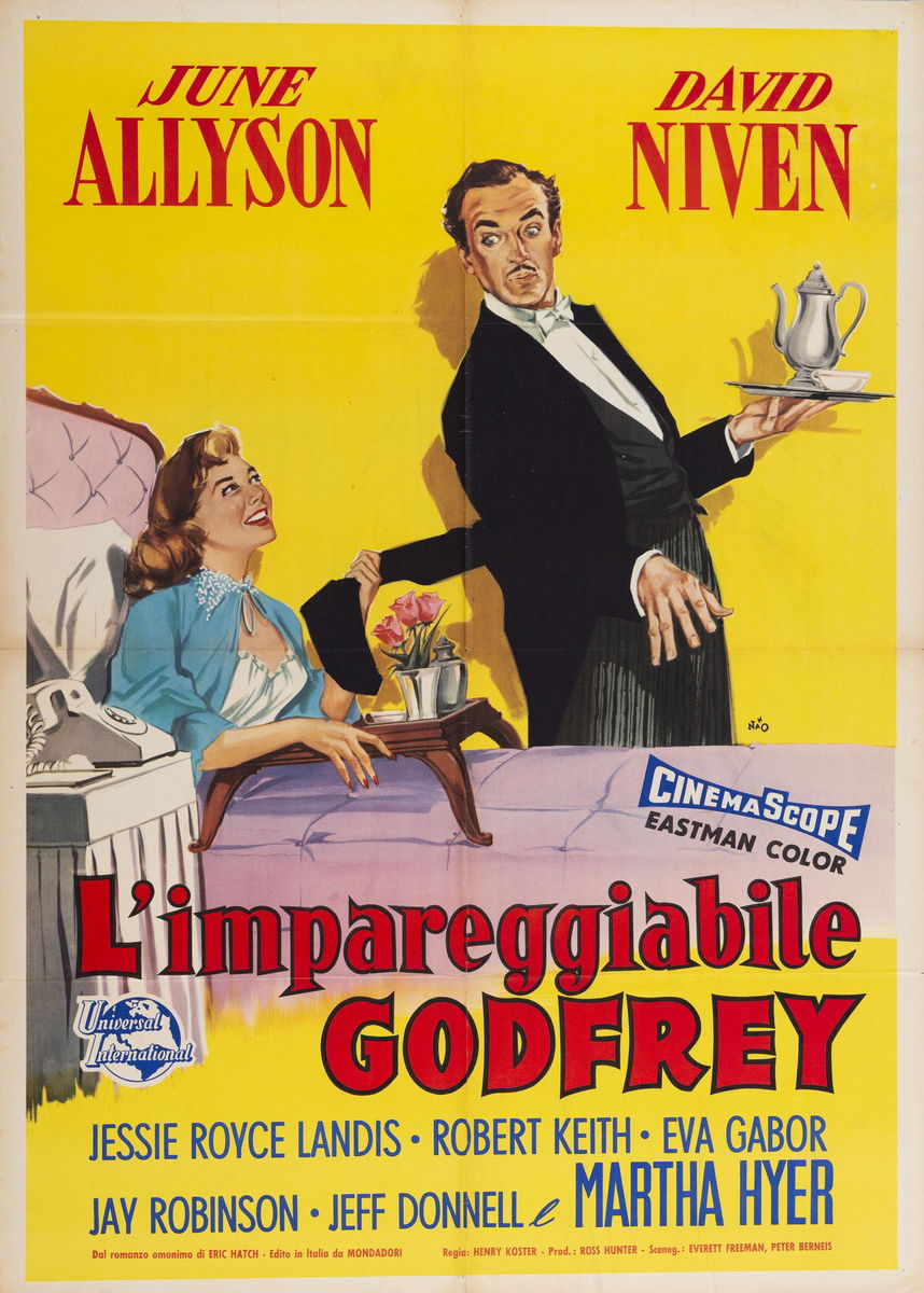 L'impareggiabile Godfrey - Manifesto 1