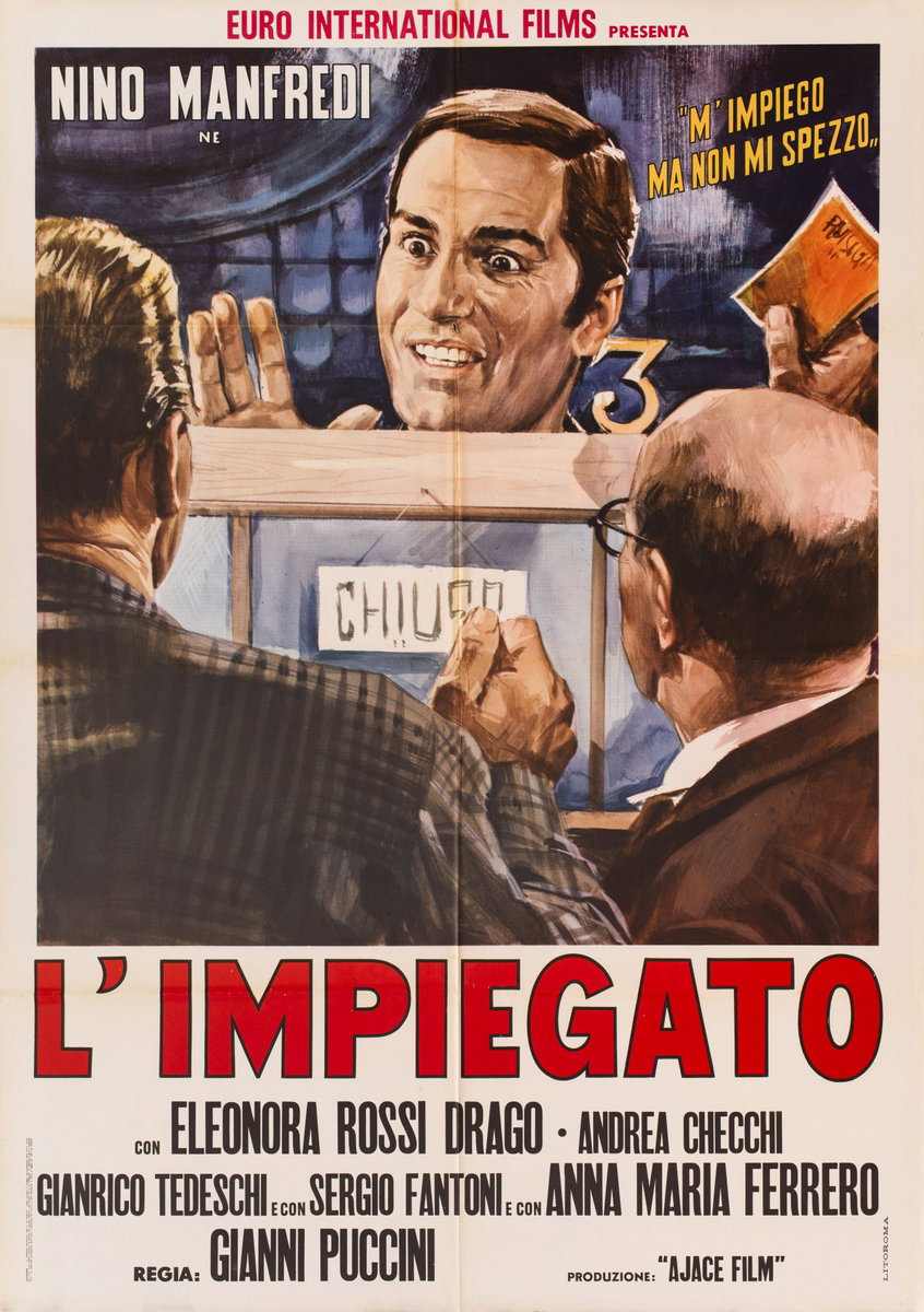 L'impiegato - Manifesto 2