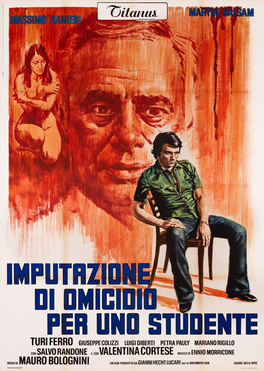 Imputazione di omicidio per uno studente - Manifesto 1