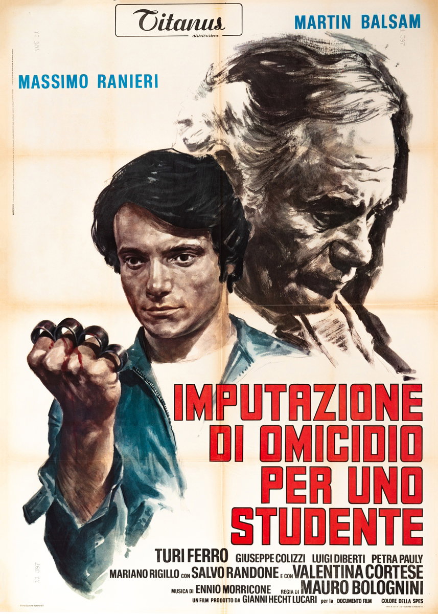 Manifesto 2 per il film Imputazione di omicidio per uno studente (1972)